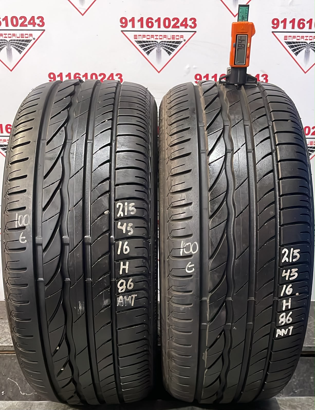 BRIDGESTONE TURANZA USADO  215/45 R16 86 H
